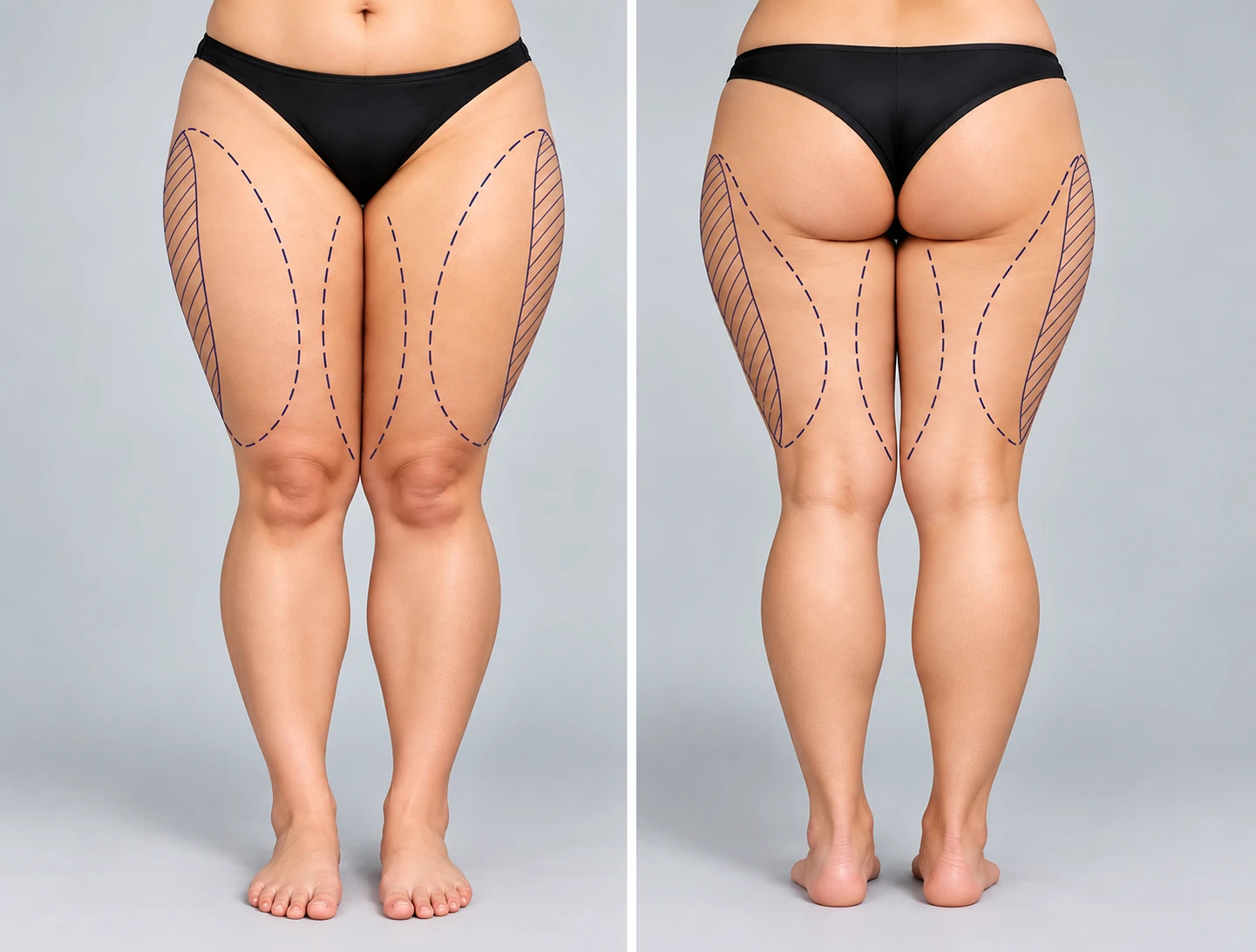 thigh reduction surgery Singapore inner thigh contouring and excess skin removal